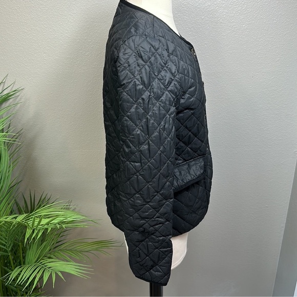 J. Crew Women's Black Quilted Puffer Jacket - Picture 6 of 8